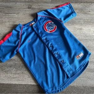 Nike Kids Blue and Red Sports Jersey